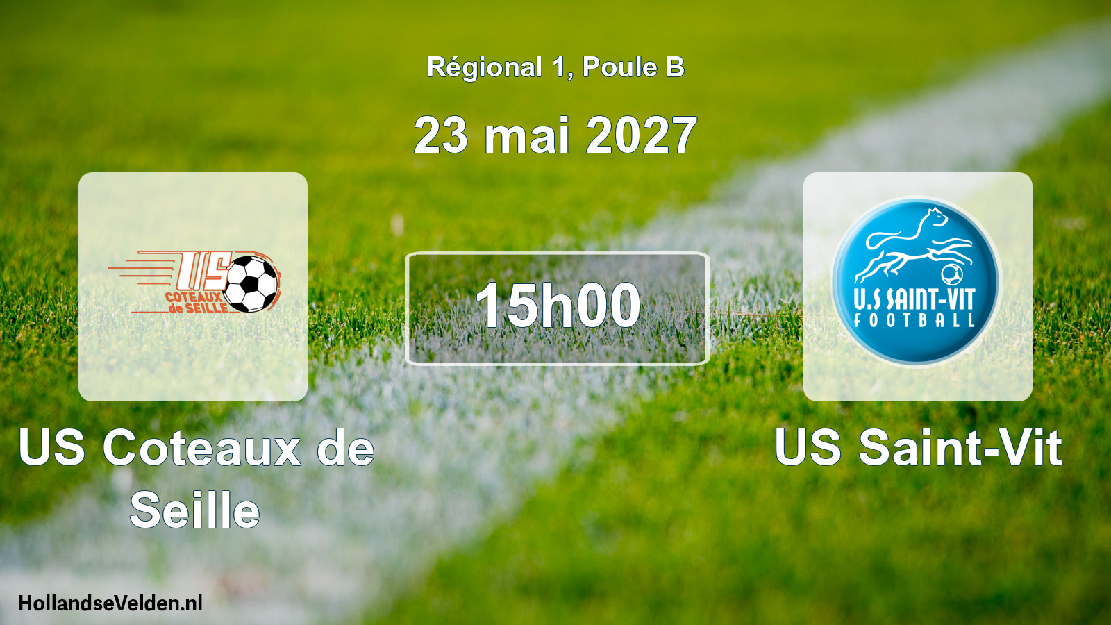 Scheduled Match: US Coteaux de Seille - US Saint-Vit (23 May 2027)