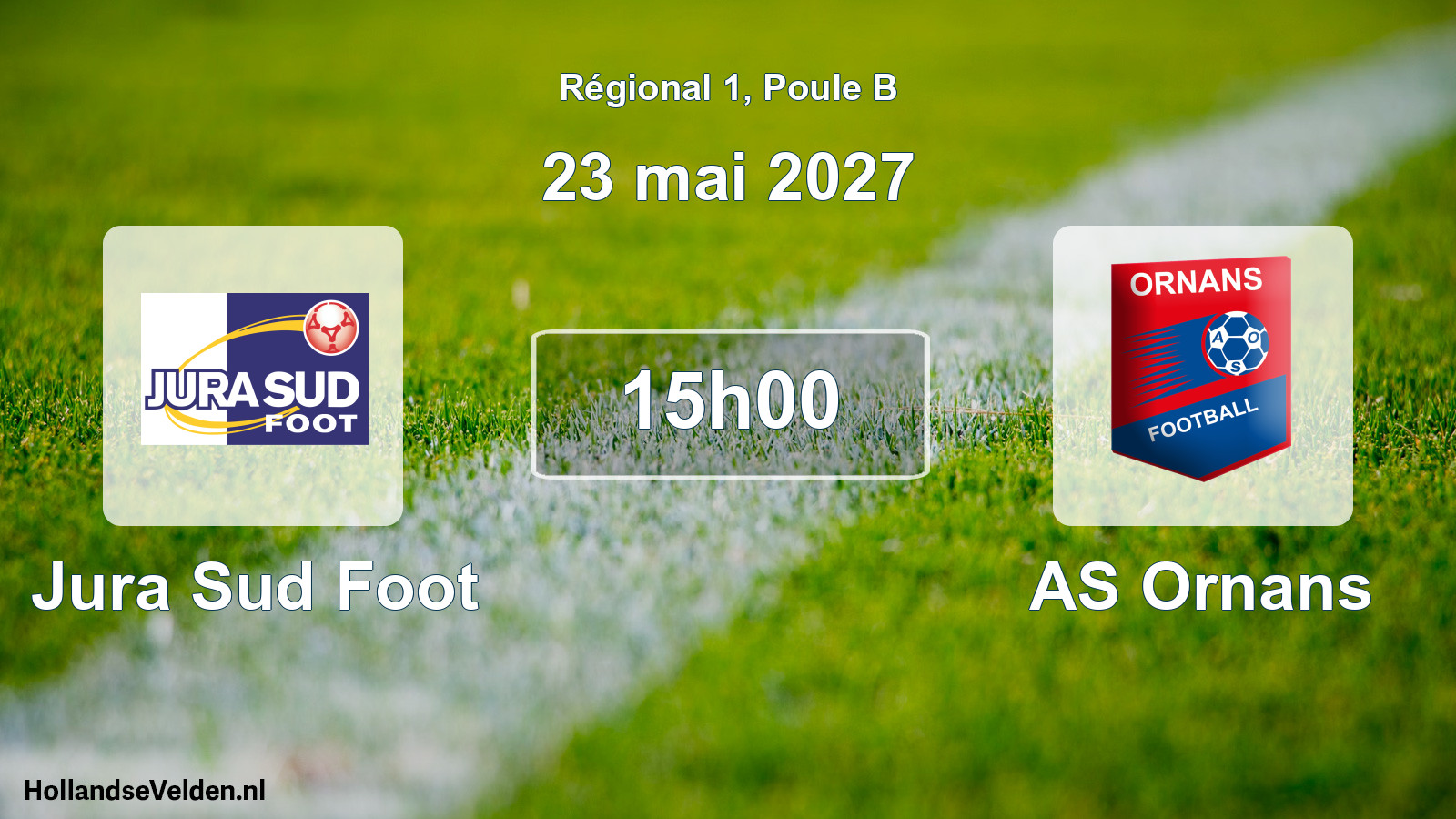 Match programmé: Jura Sud Foot - AS Ornans (23 mai 2027)