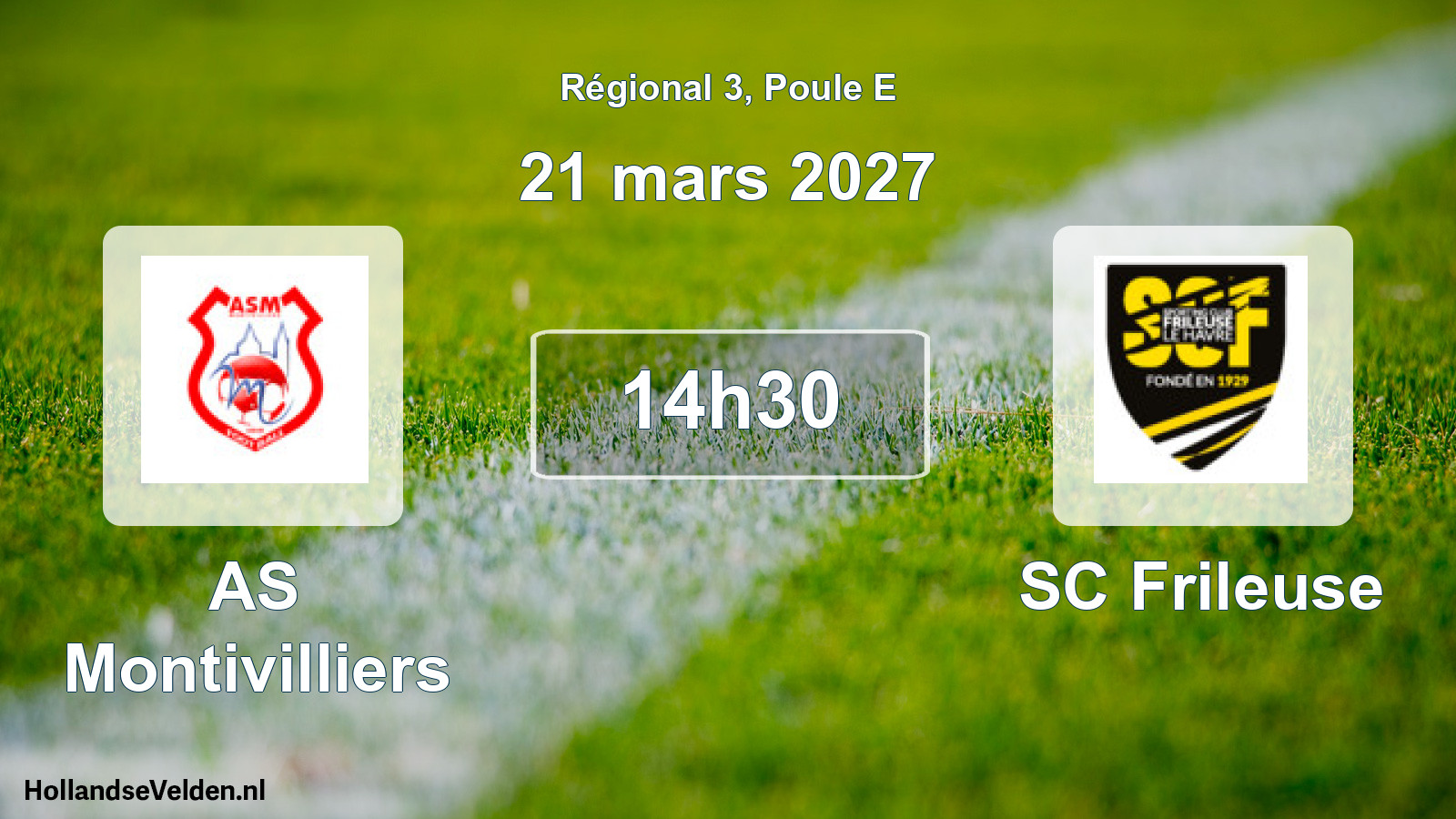 Scheduled Match: AS Montivilliers - SC Frileuse (21 March 2027)