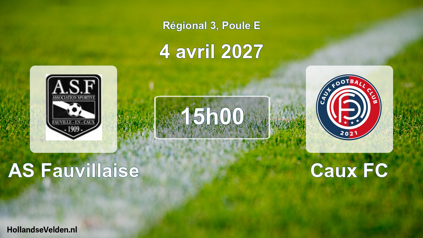 Scheduled Match: AS Fauvillaise - Caux FC (4 April 2027)