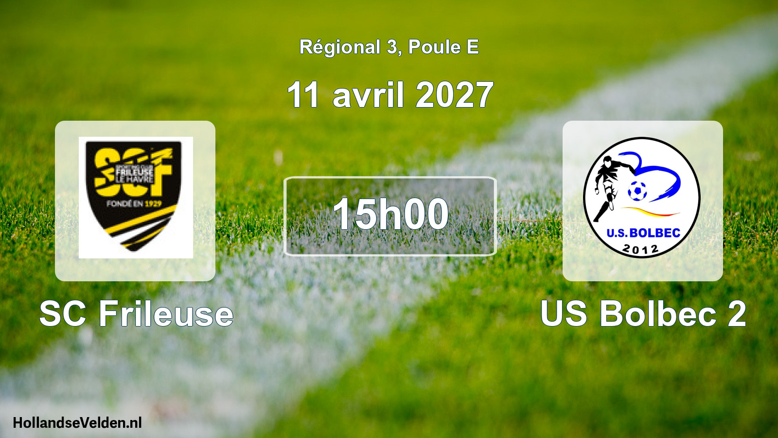 Scheduled Match: SC Frileuse - US Bolbec 2 (11 April 2027)