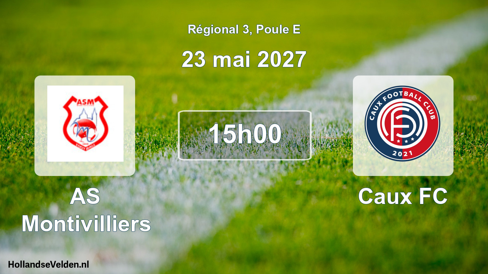 Scheduled Match: AS Montivilliers - Caux FC (23 May 2027)