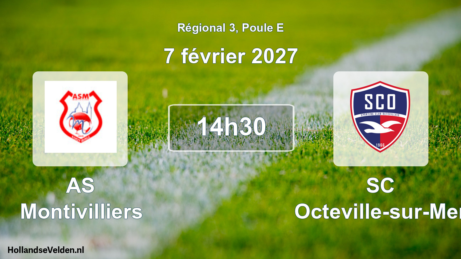 Scheduled Match: AS Montivilliers - SC Octeville-sur-Mer (7 February 2027)