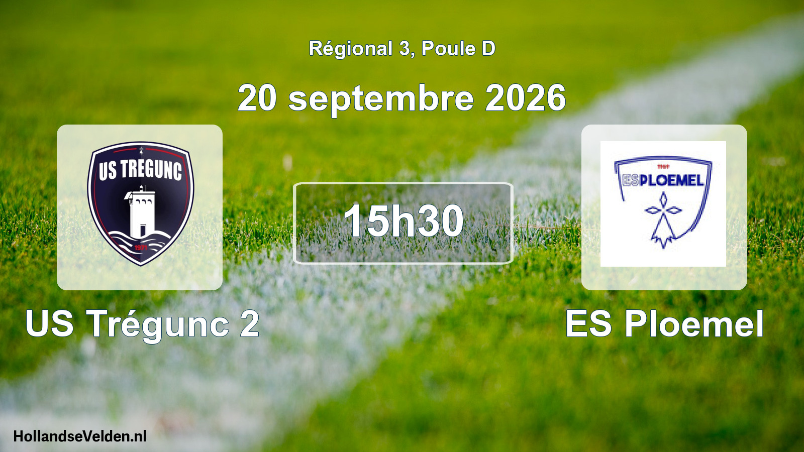 Scheduled Match: US Trégunc 2 - ES Ploemel (20 September 2026)
