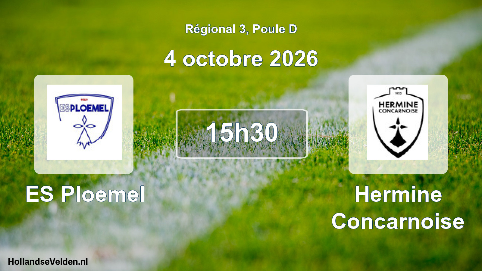 Match programmé: ES Ploemel - Hermine Concarnoise (4 octobre 2026)