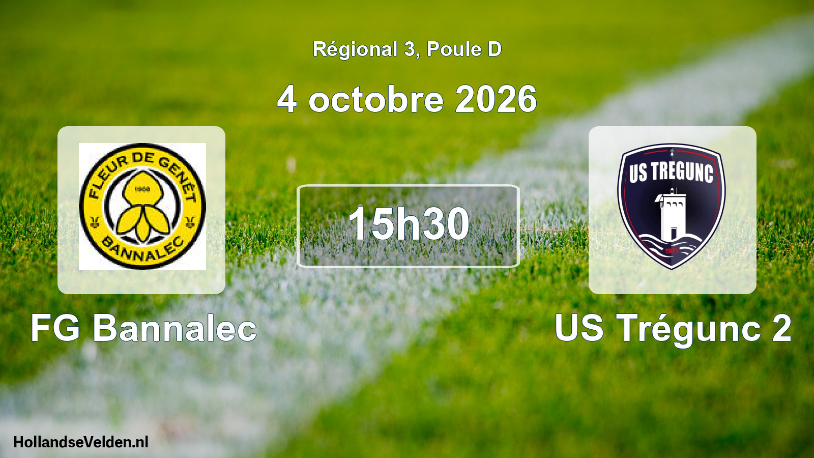 Scheduled Match: FG Bannalec - US Trégunc 2 (4 October 2026)