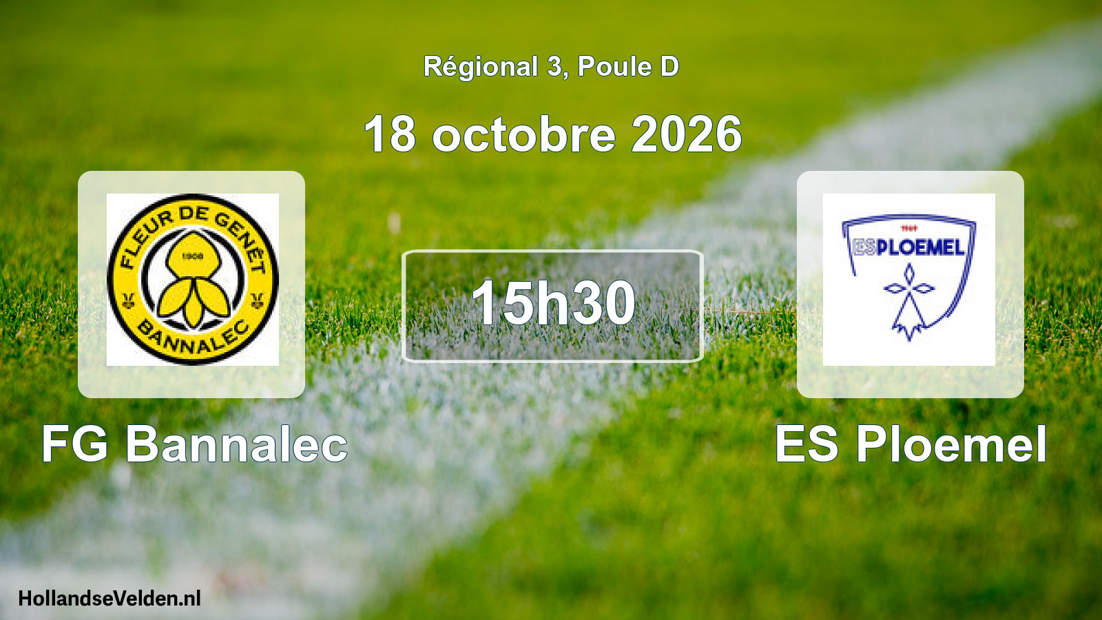 Scheduled Match: FG Bannalec - ES Ploemel (18 October 2026)