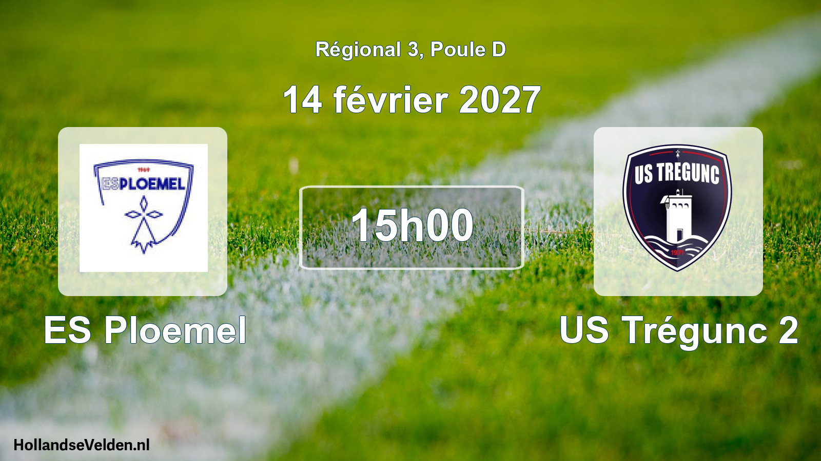 Scheduled Match: ES Ploemel - US Trégunc 2 (14 February 2027)