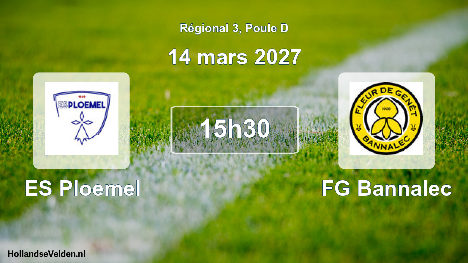 Scheduled Match: ES Ploemel - FG Bannalec (14 March 2027)
