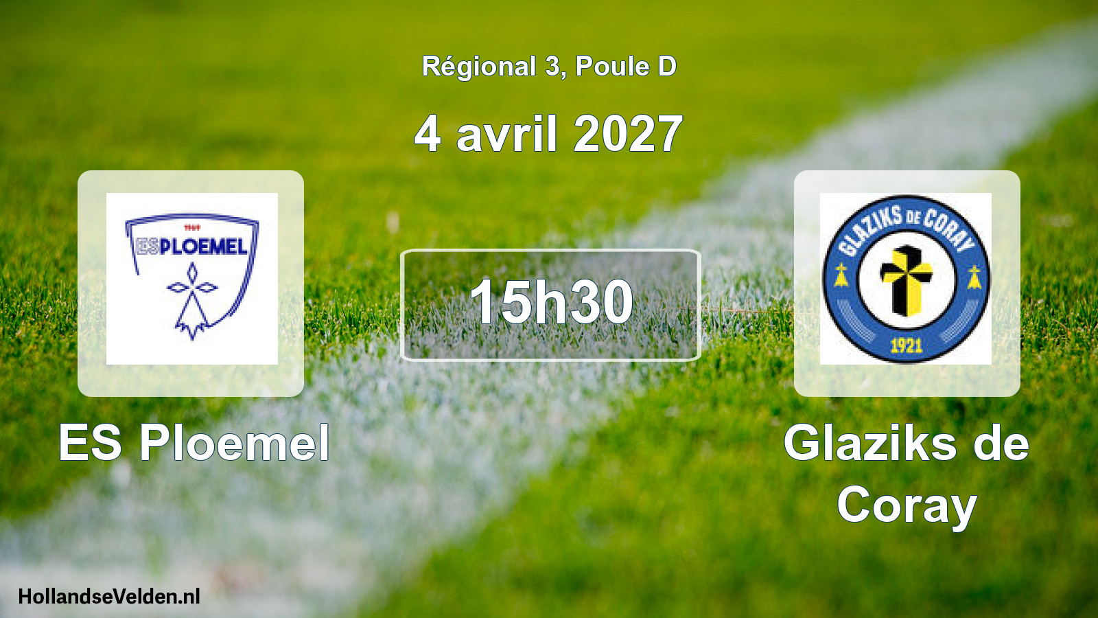 Match programmé: ES Ploemel - Glaziks de Coray (4 avril 2027)