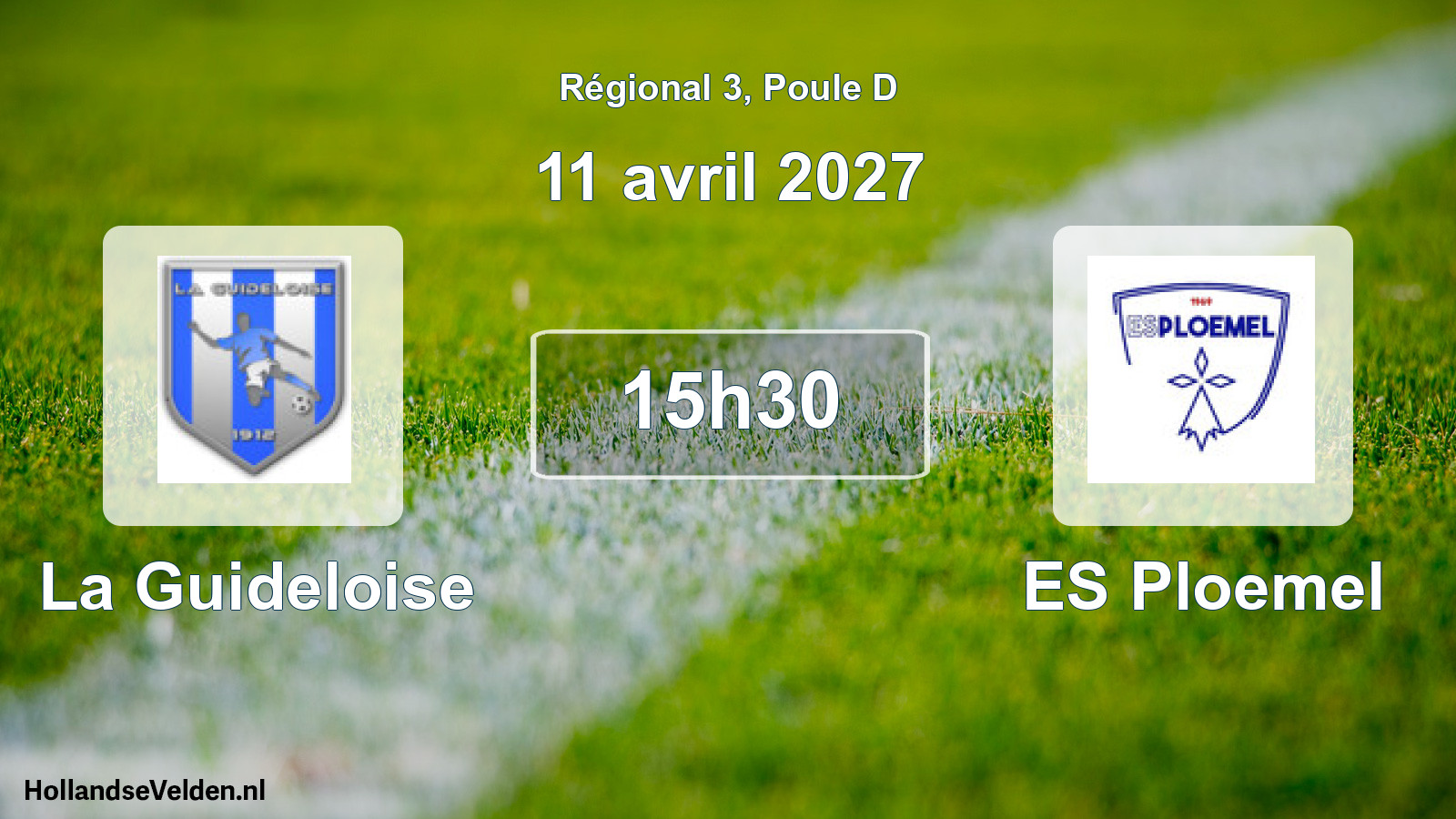 Scheduled Match: La Guideloise - ES Ploemel (11 April 2027)