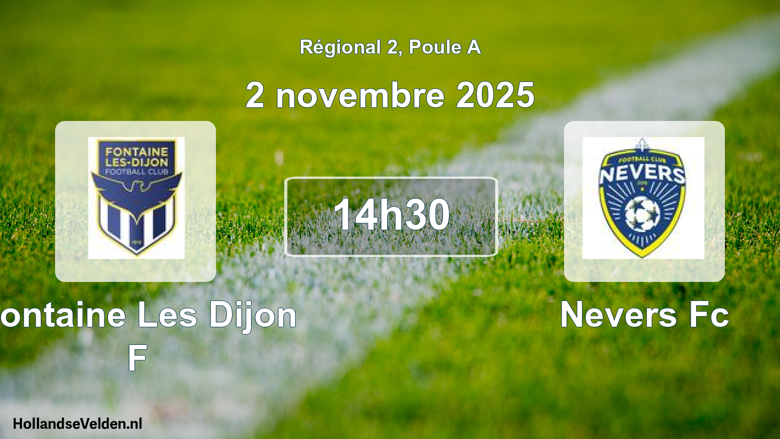 Scheduled Match: Fontaine Les Dijon F - Nevers Fc (2 November 2025)