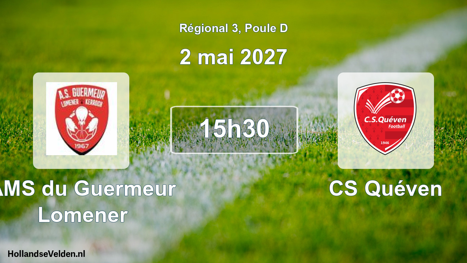 Scheduled Match: AMS du Guermeur Lomener - CS Quéven (2 May 2027)