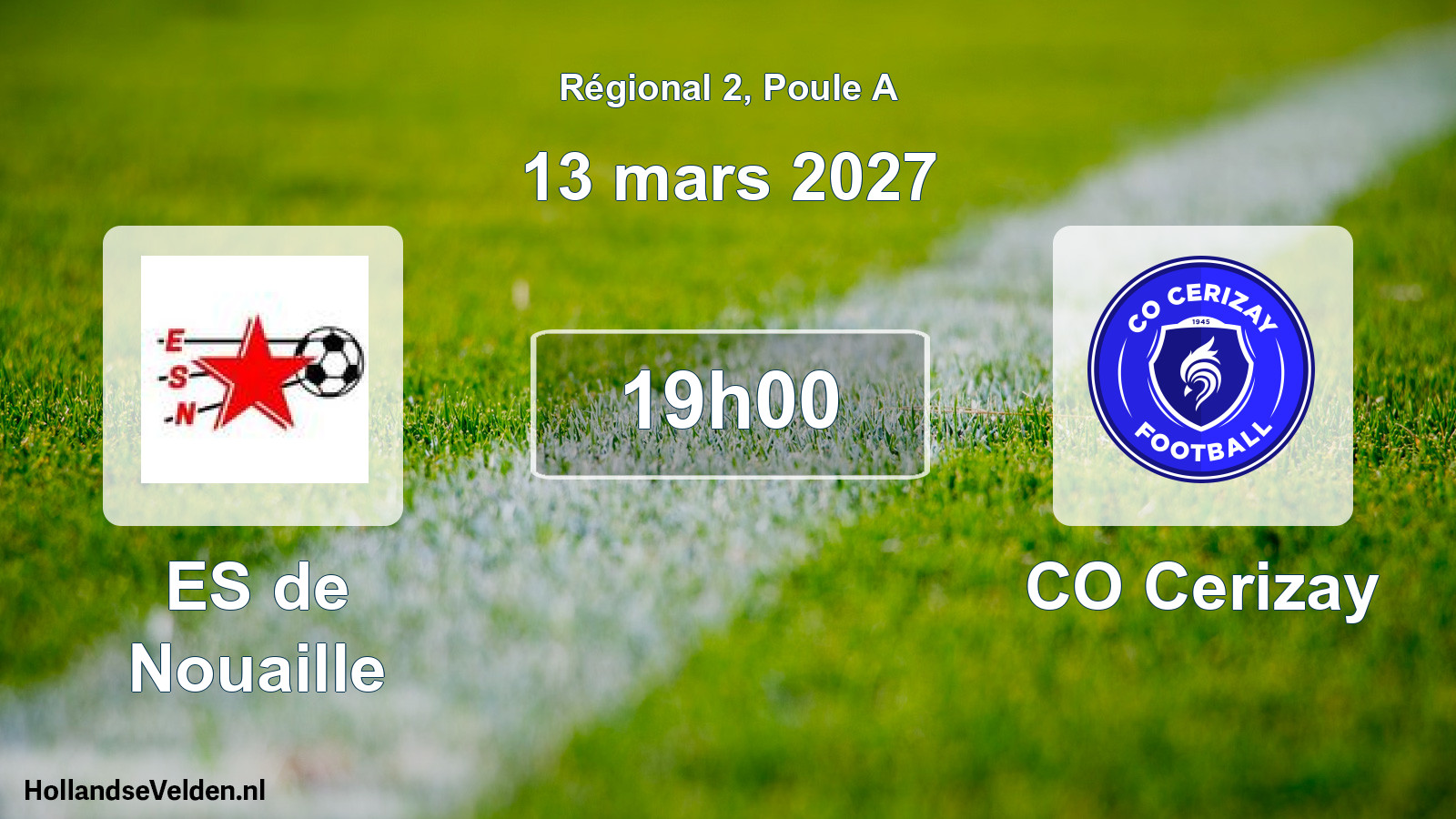 Match programmé: ES de Nouaille - CO Cerizay (13 mars 2027)