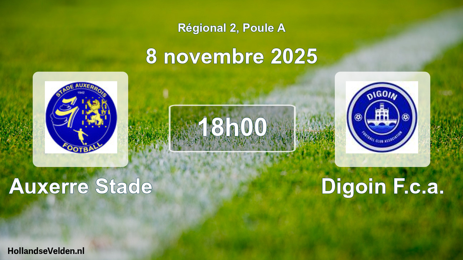 Scheduled Match: Auxerre Stade - Digoin F.c.a. (9 November 2025)