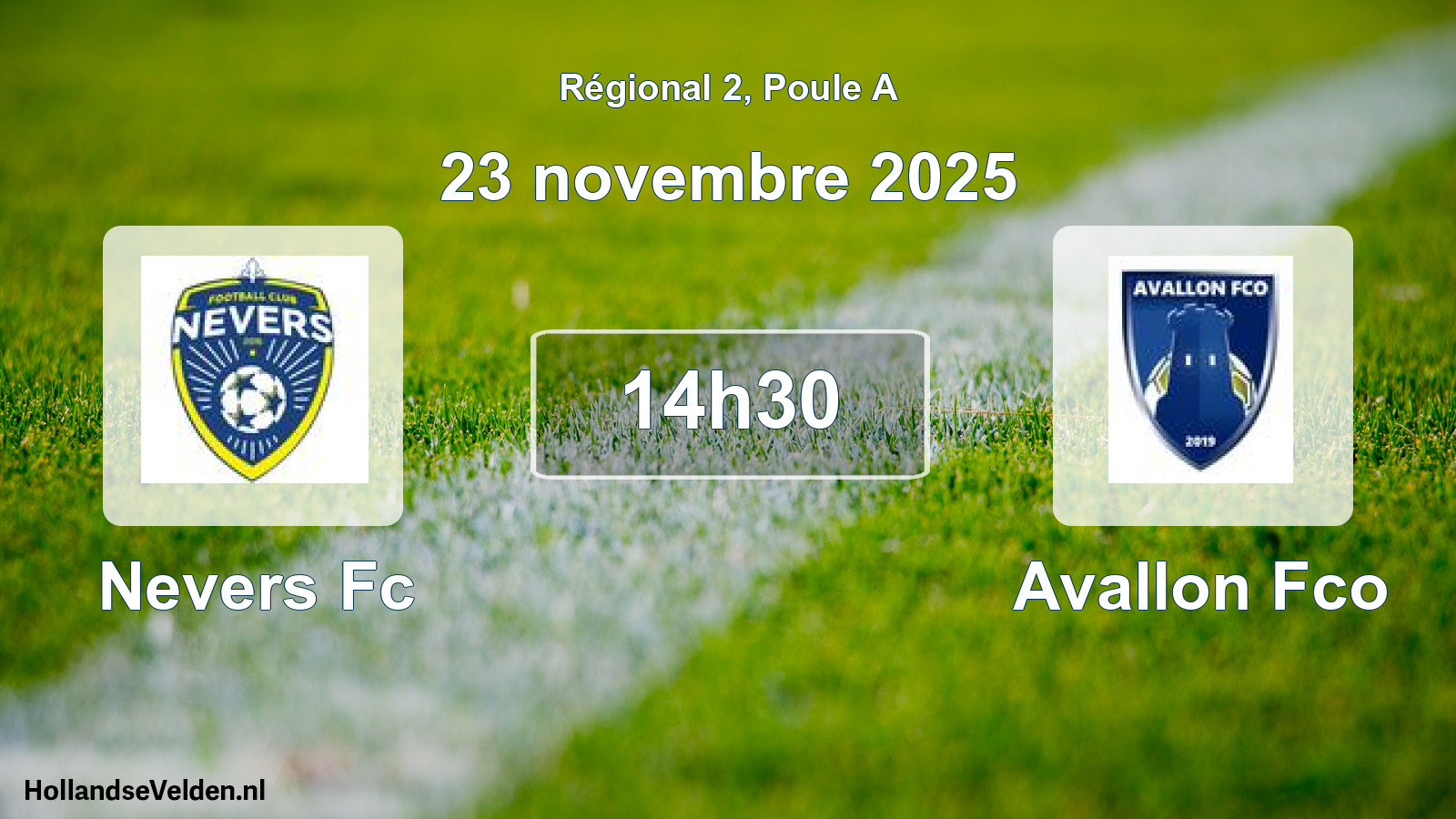 Scheduled Match: Nevers Fc - Avallon Fco (23 November 2025)