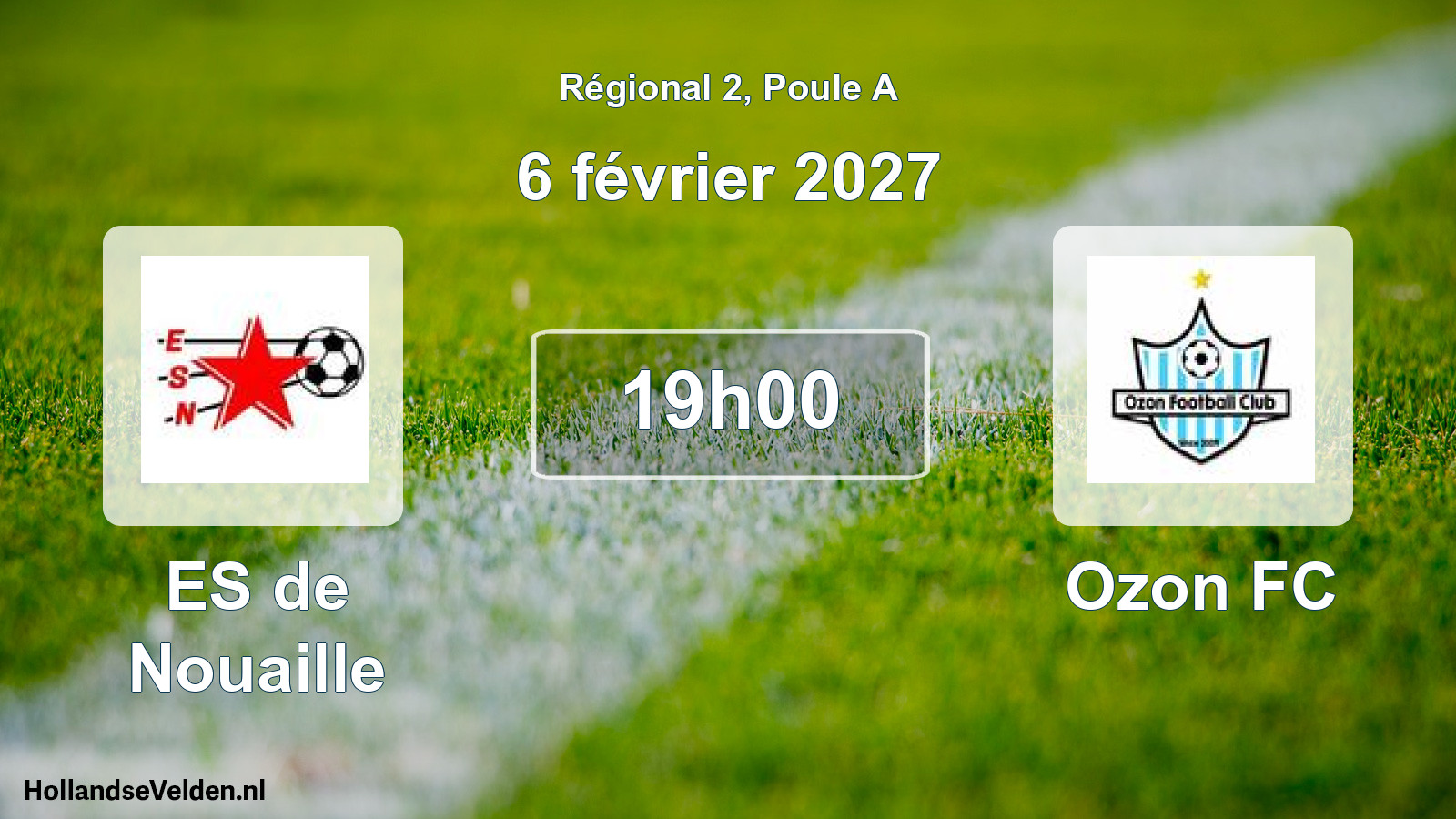 Match programmé: ES de Nouaille - Ozon FC (6 février 2027)