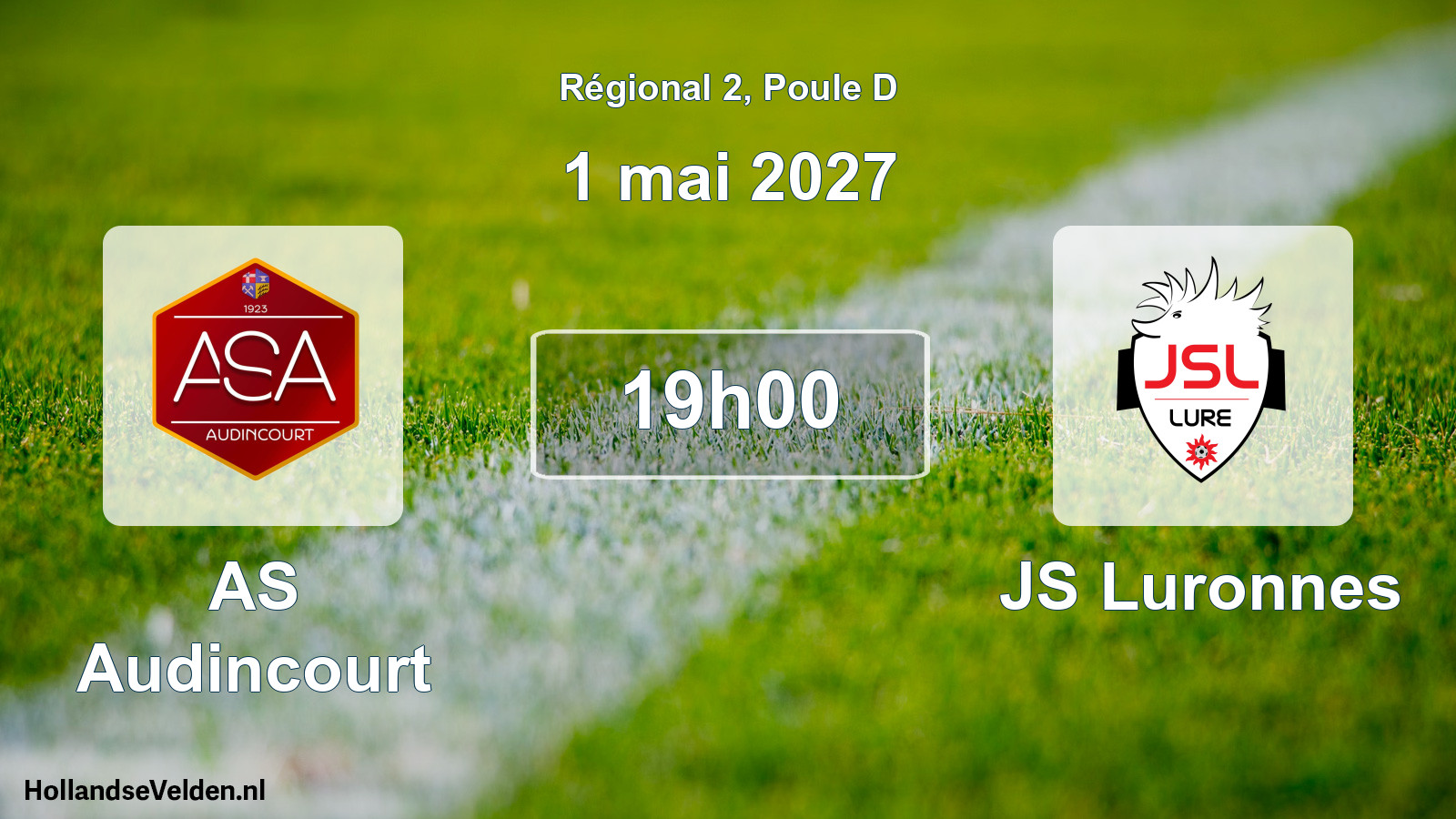 Scheduled Match: AS Audincourt - JS Luronnes (1 May 2027)