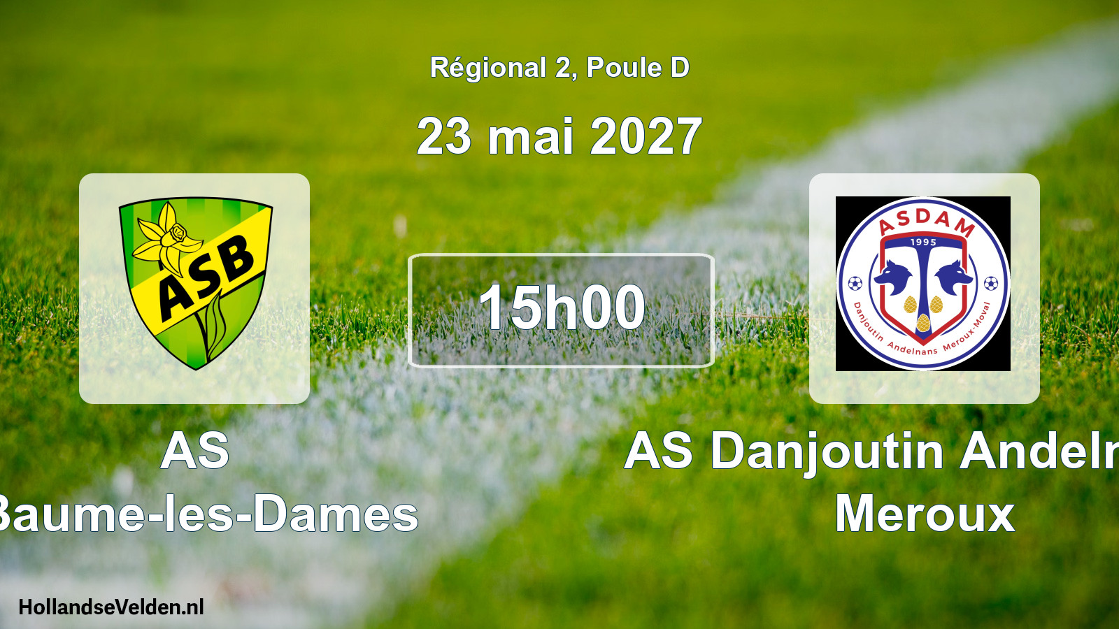 Scheduled Match: AS Baume-les-Dames - AS Danjoutin Andelnans Meroux (23 May 2027)