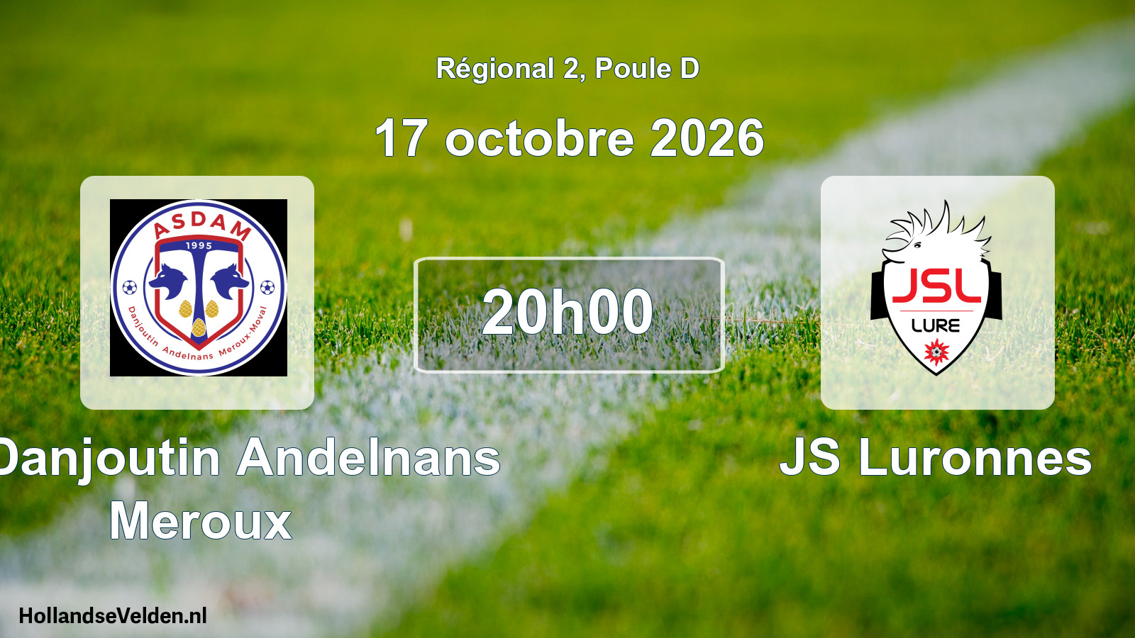 Scheduled Match: AS Danjoutin Andelnans Meroux - JS Luronnes (17 October 2026)