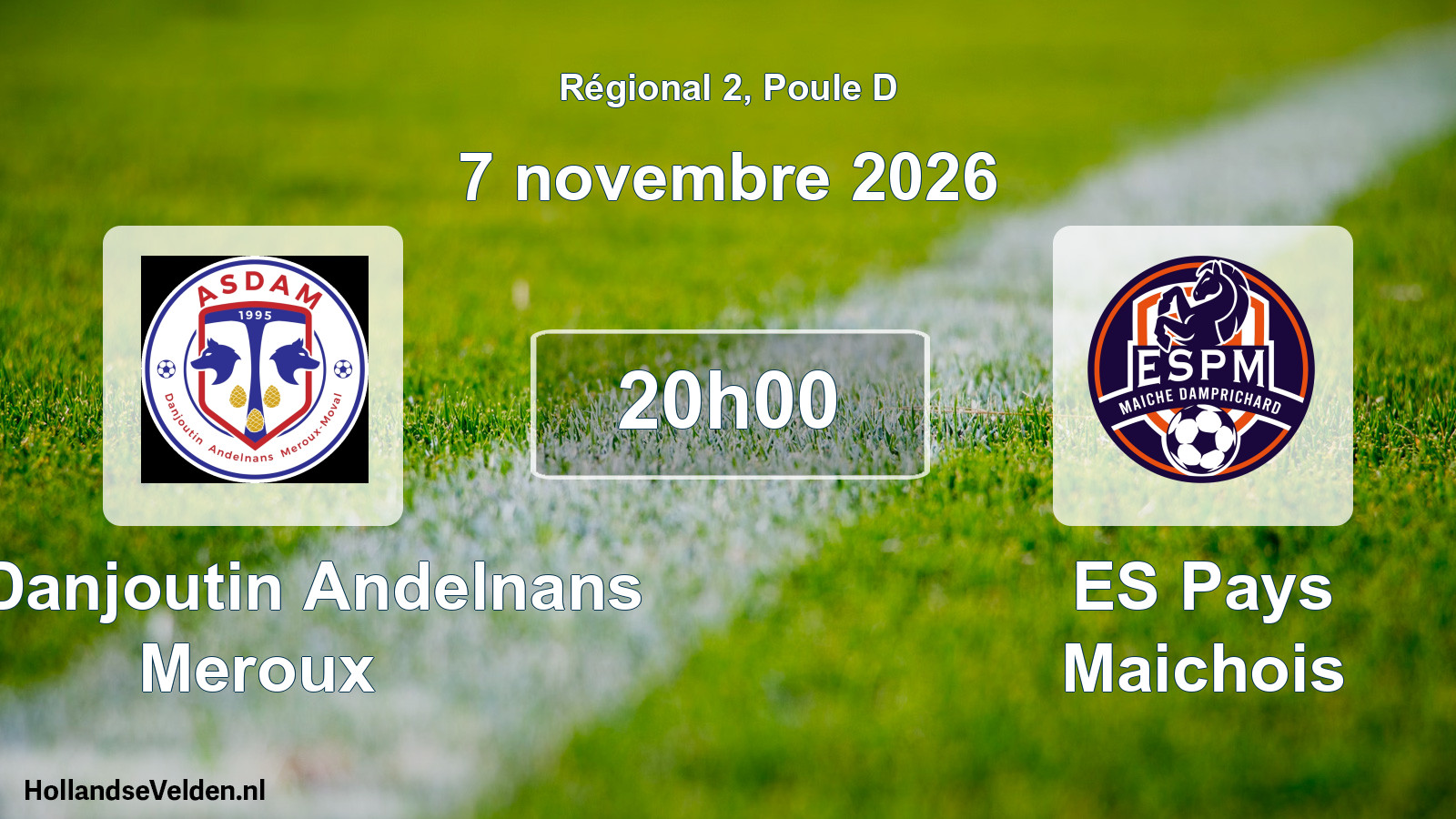 Scheduled Match: AS Danjoutin Andelnans Meroux - ES Pays Maichois (7 November 2026)