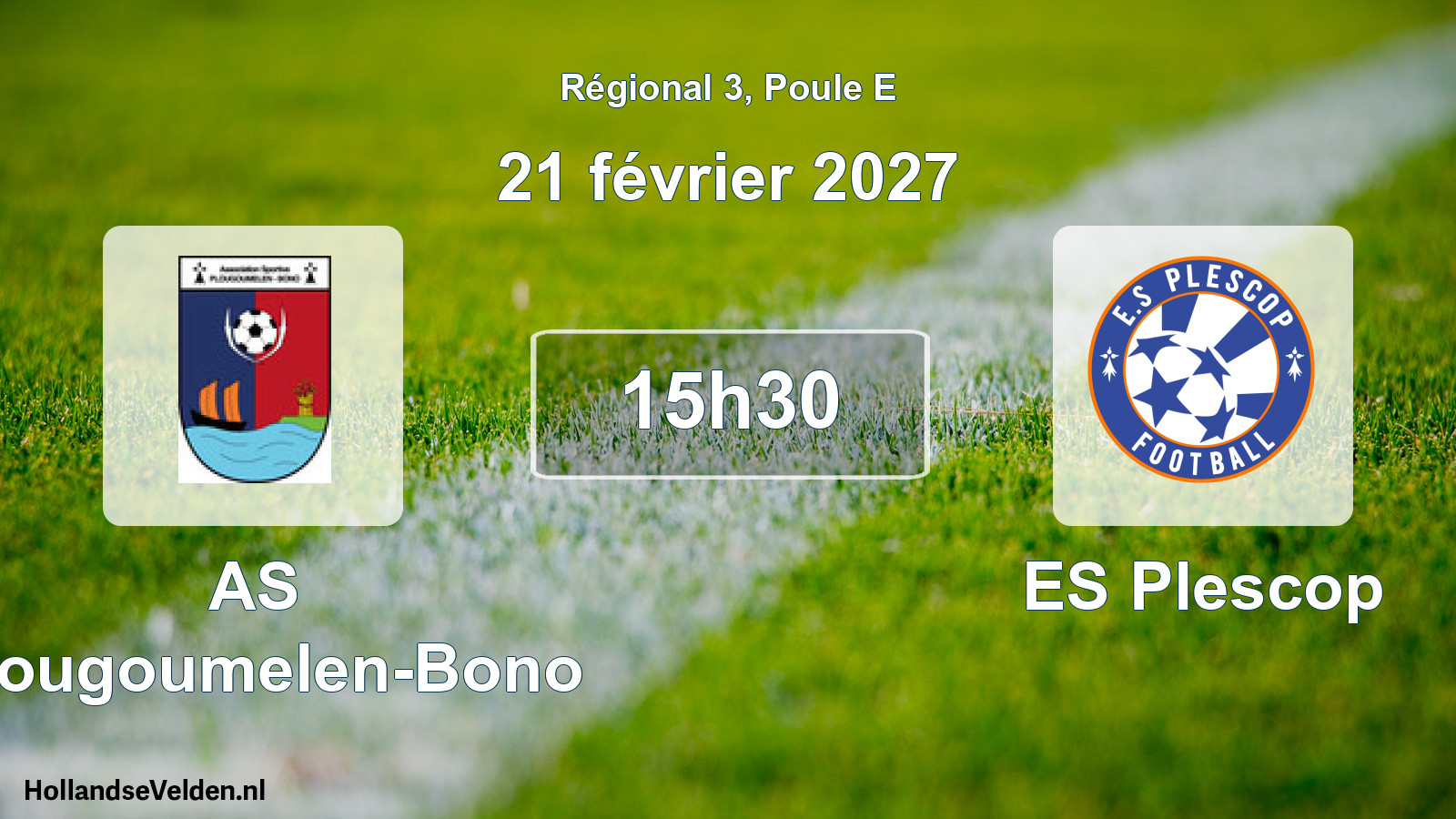 Scheduled Match: AS Plougoumelen-Bono - ES Plescop (21 February 2027)