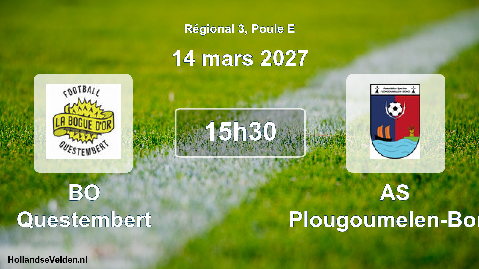 Scheduled Match: BO Questembert - AS Plougoumelen-Bono (14 March 2027)