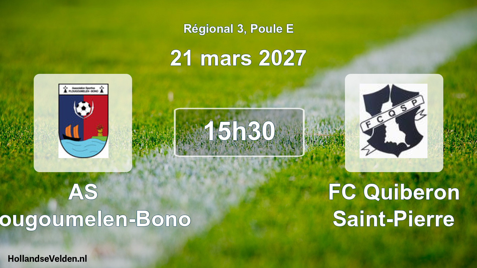 Scheduled Match: AS Plougoumelen-Bono - FC Quiberon Saint-Pierre (21 March 2027)