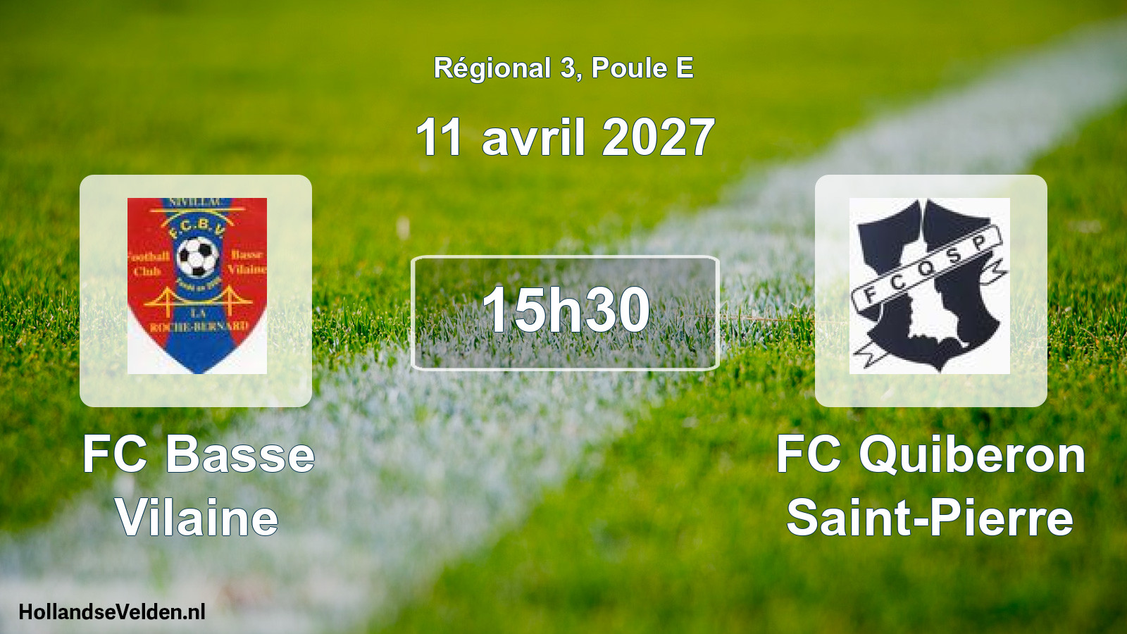 Scheduled Match: FC Basse Vilaine - FC Quiberon Saint-Pierre (11 April 2027)
