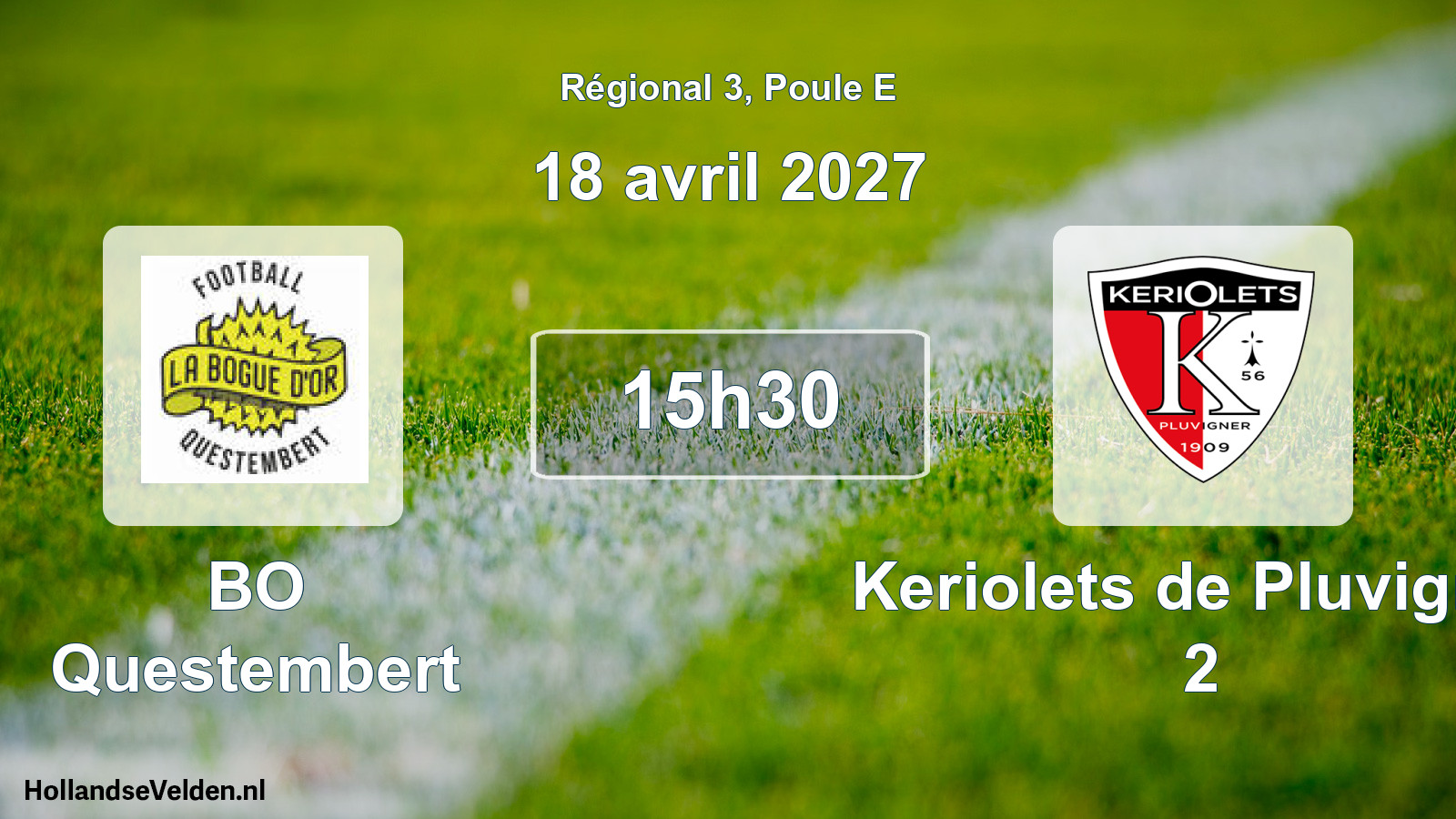 Scheduled Match: BO Questembert - Keriolets de Pluvigner 2 (18 April 2027)