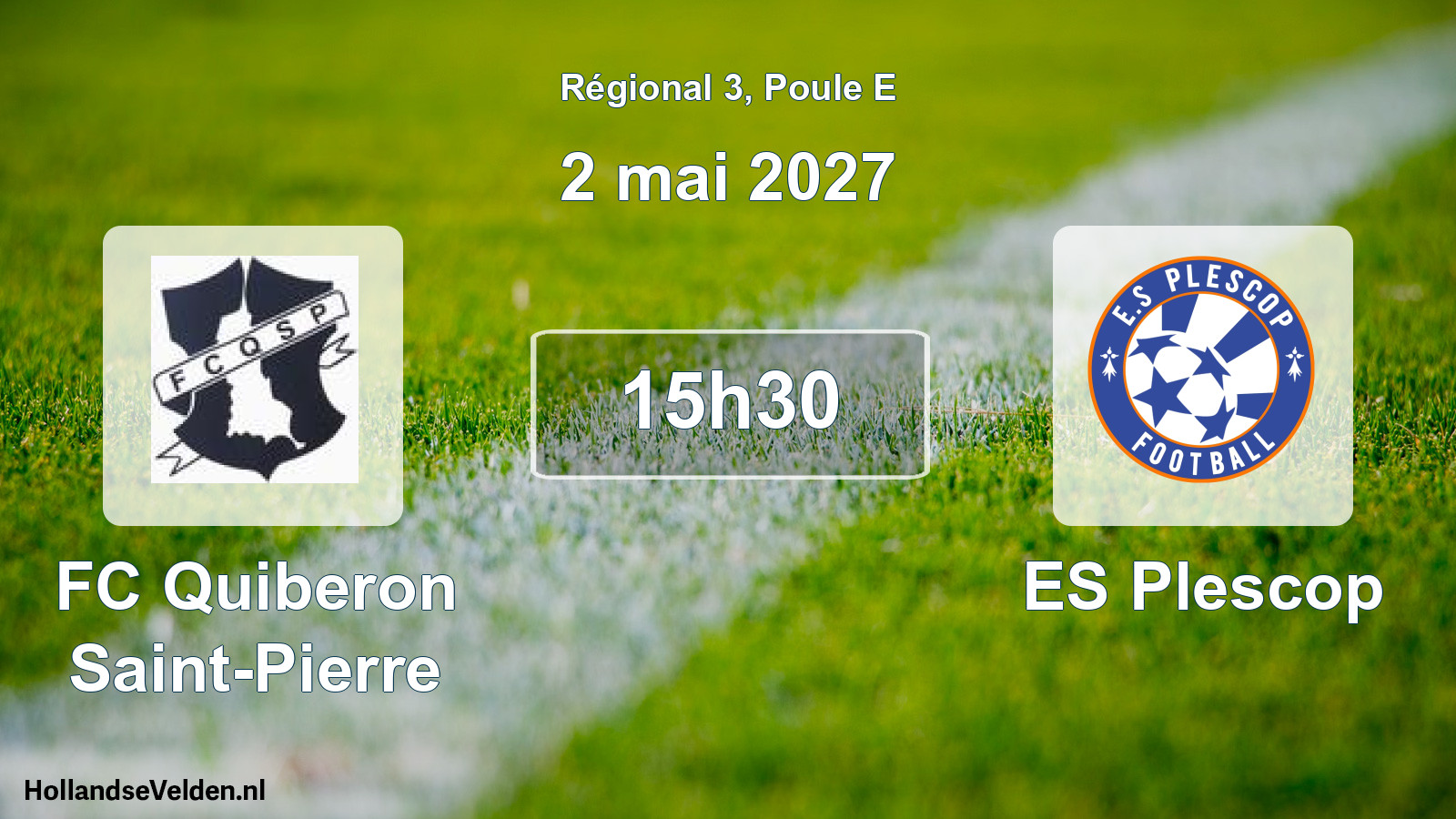 Scheduled Match: FC Quiberon Saint-Pierre - ES Plescop (2 May 2027)