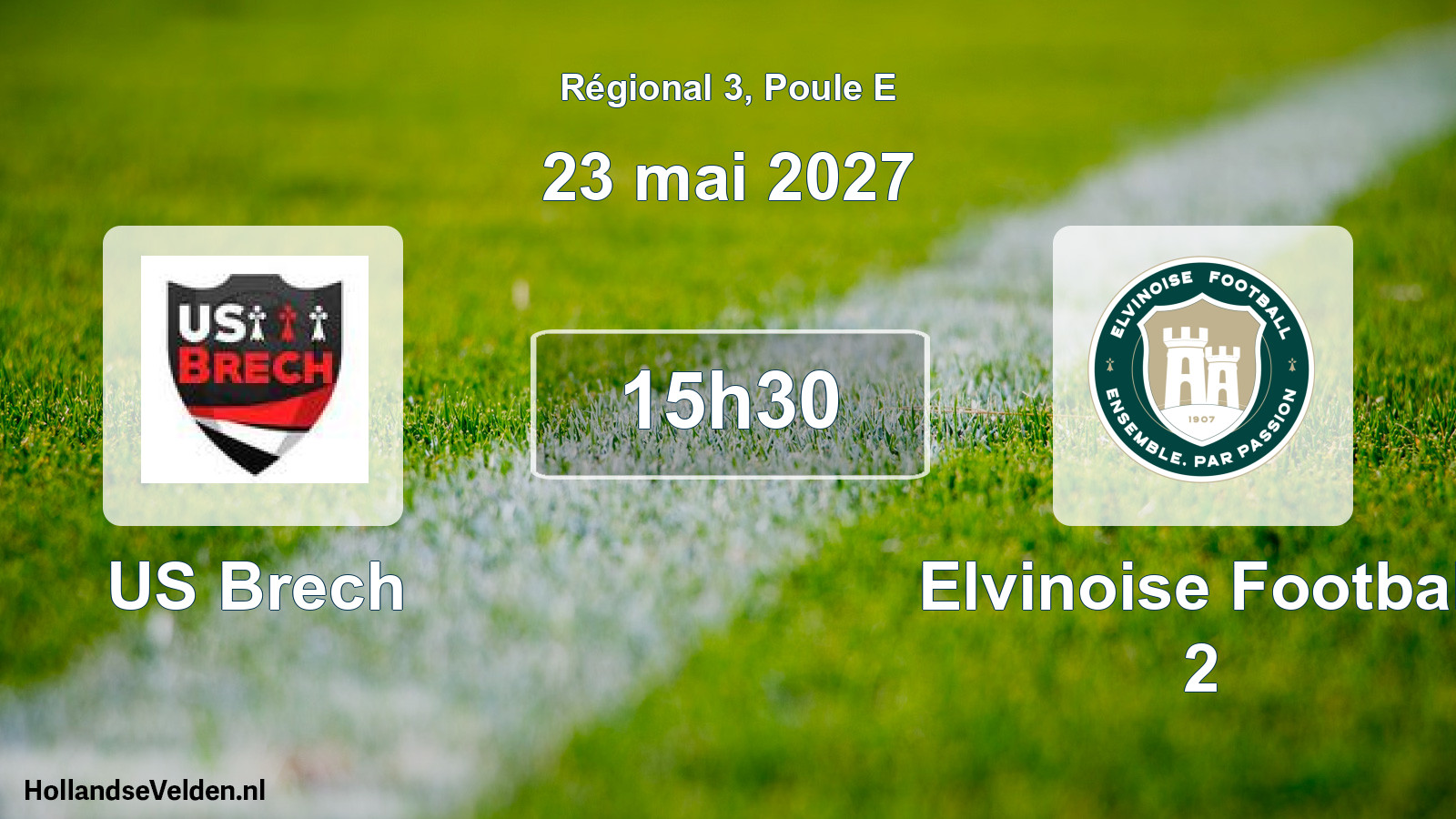 Scheduled Match: US Brech - Elvinoise Football 2 (23 May 2027)