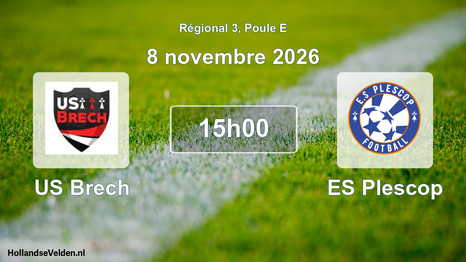 Scheduled Match: US Brech - ES Plescop (8 November 2026)
