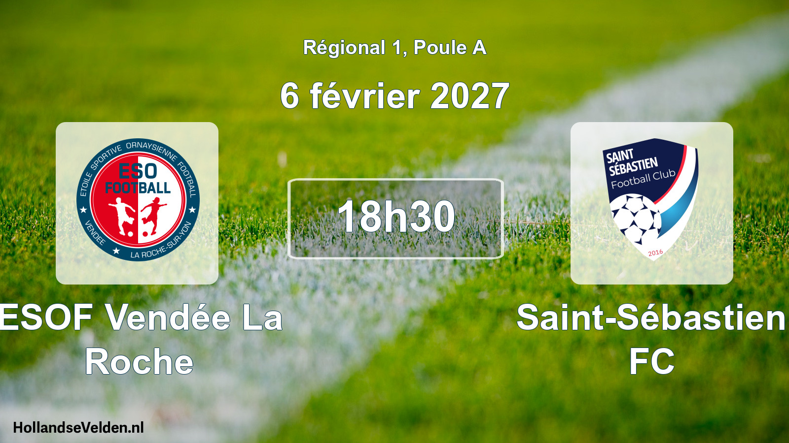 Scheduled Match: ESOF Vendée La Roche - Saint-Sébastien FC (6 February 2027)