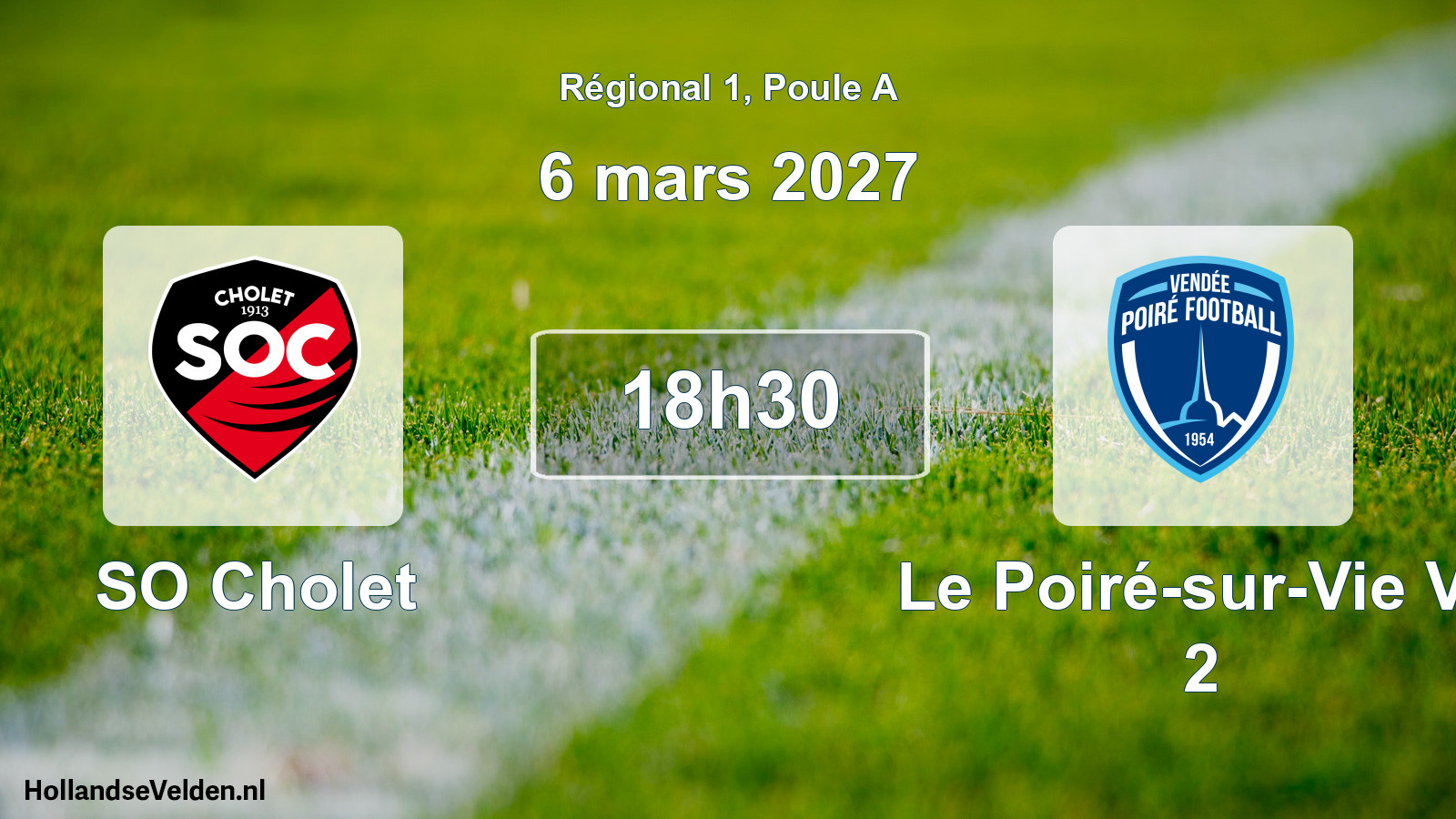 Scheduled Match: SO Cholet - Le Poiré-sur-Vie VF 2 (6 March 2027)
