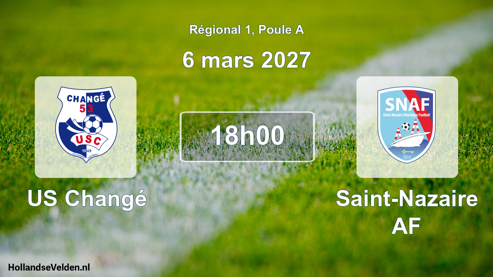 Scheduled Match: US Changé - Saint-Nazaire AF (6 March 2027)