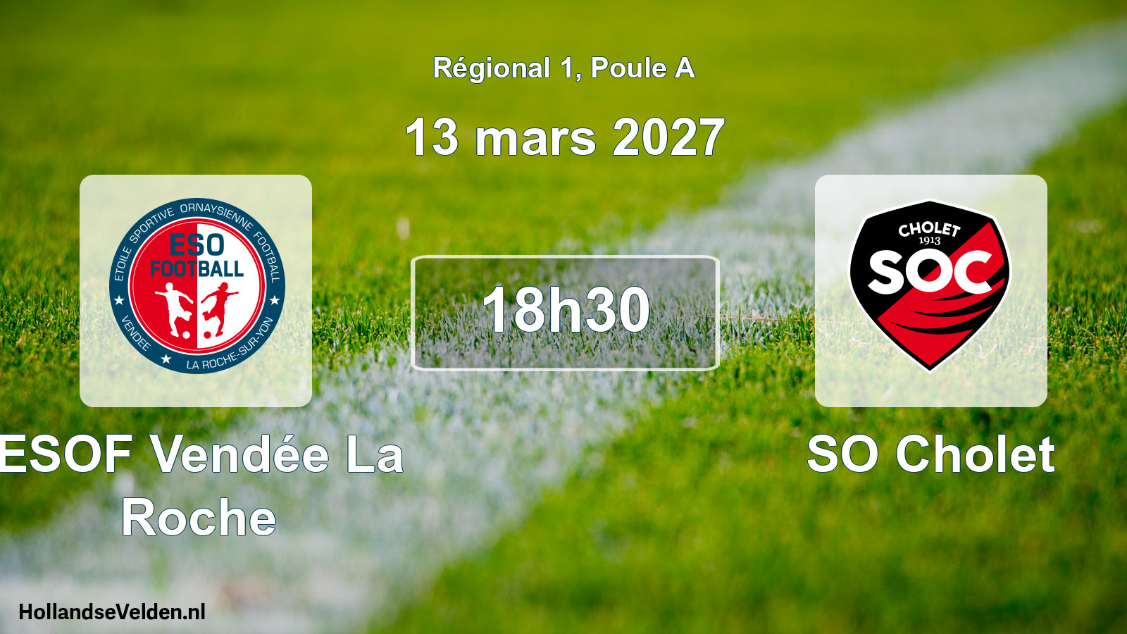 Scheduled Match: ESOF Vendée La Roche - SO Cholet (13 March 2027)