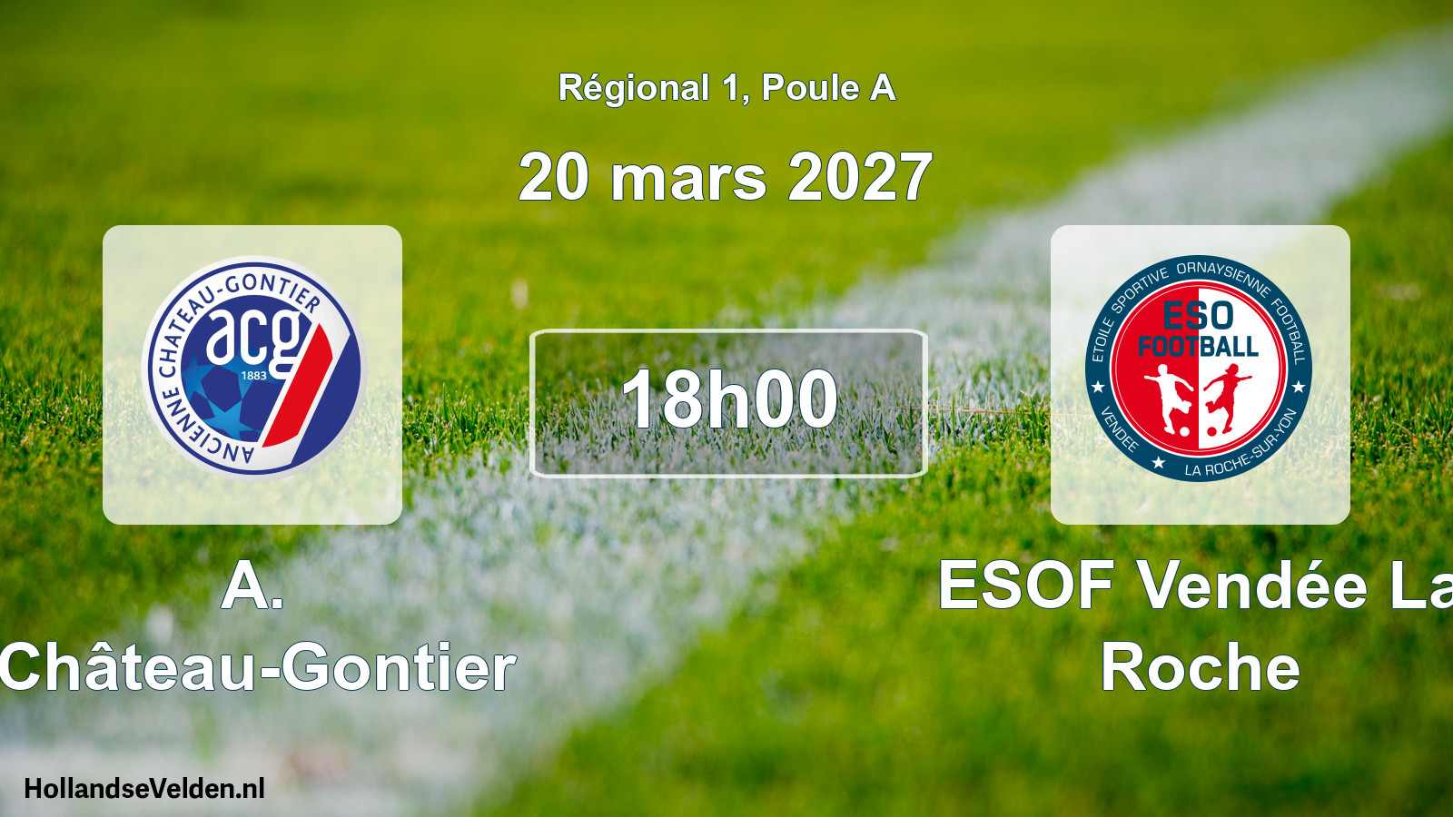 Scheduled Match: A. Château-Gontier - ESOF Vendée La Roche (20 March 2027)
