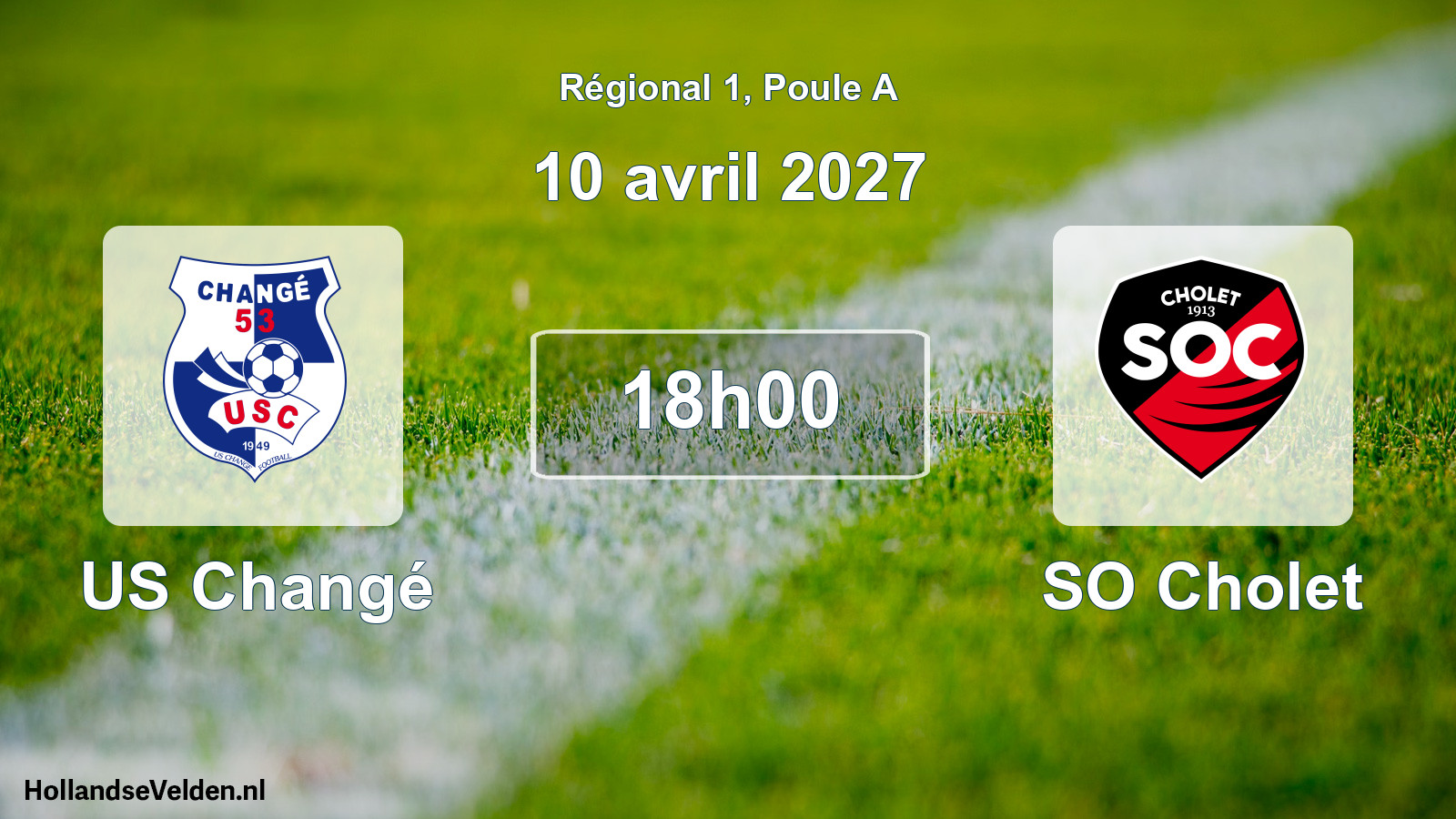 Scheduled Match: US Changé - SO Cholet (10 April 2027)