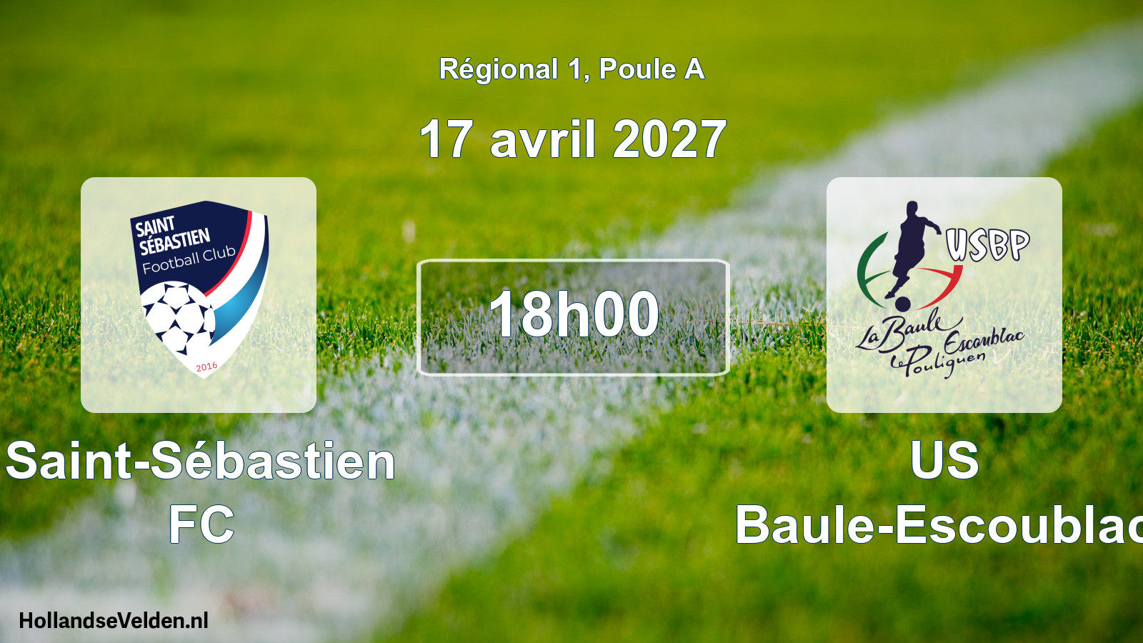 Scheduled Match: Saint-Sébastien FC - US Baule-Escoublac (17 April 2027)