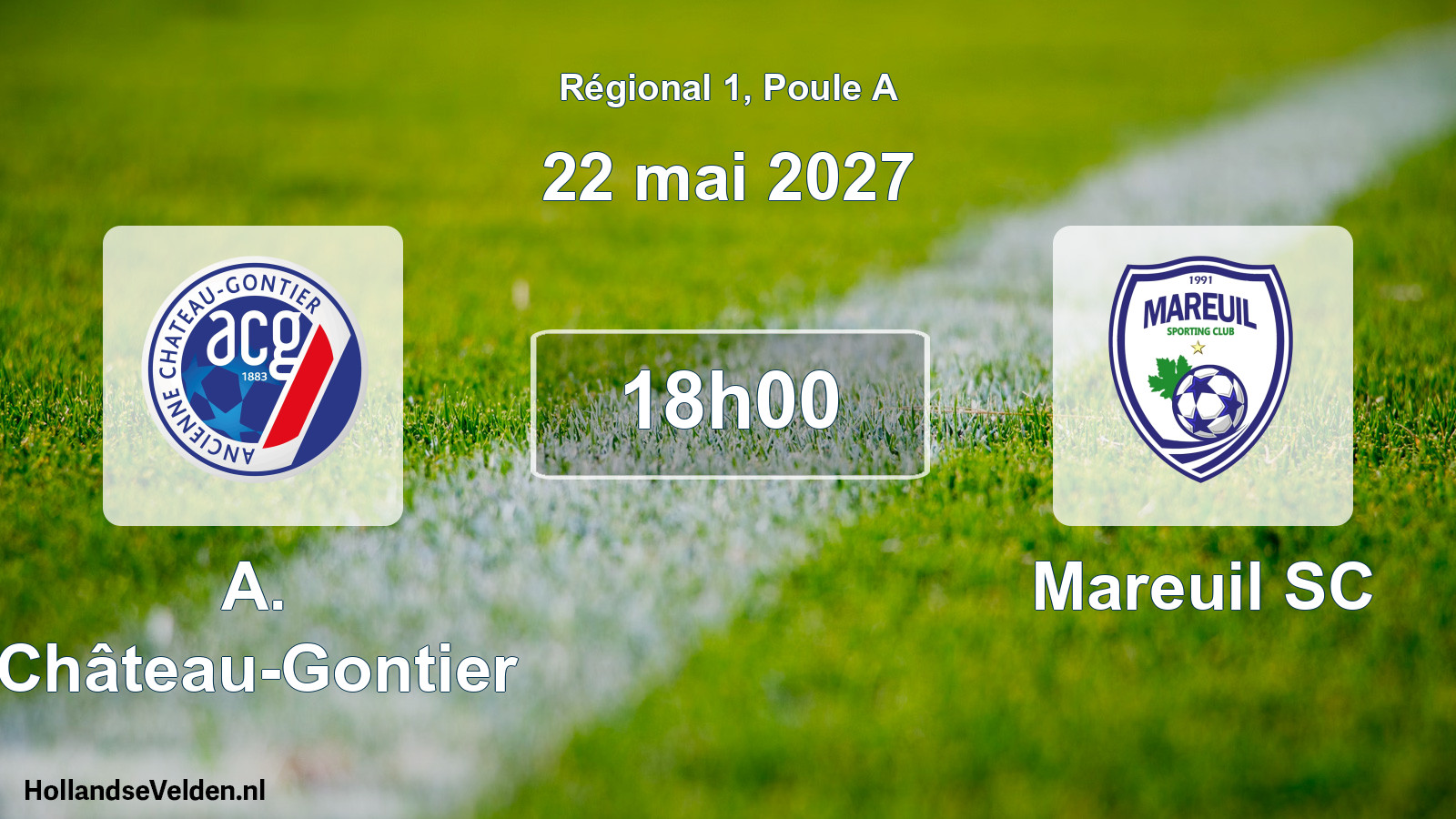 Scheduled Match: A. Château-Gontier - Mareuil SC (22 May 2027)