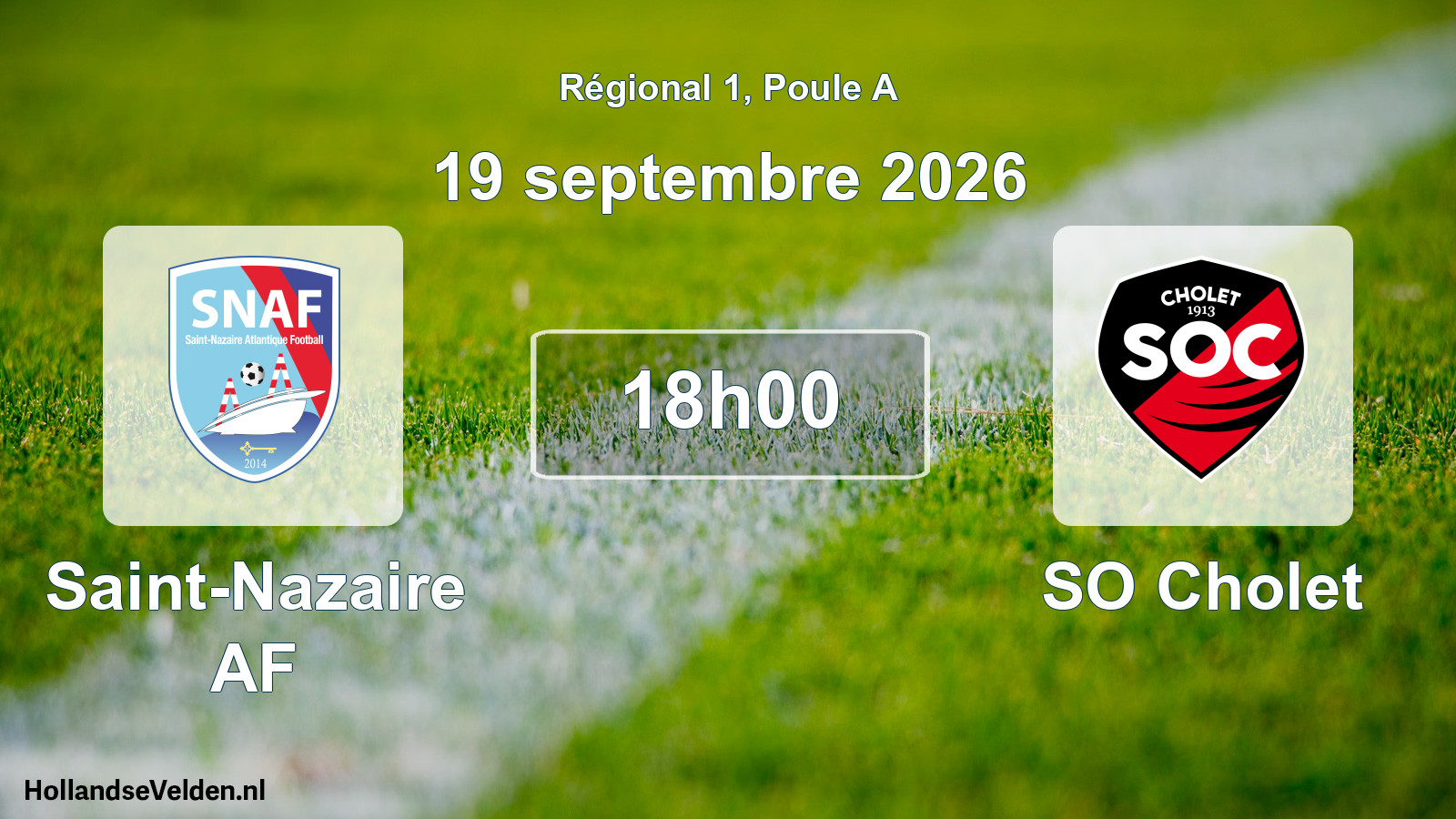 Geplande wedstrijd: Saint-Nazaire AF - SO Cholet (19 september 2026)