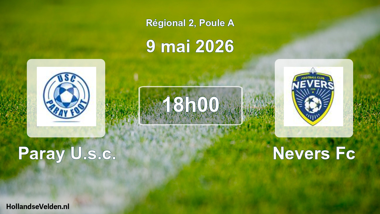 Scheduled Match: Paray U.s.c. - Nevers Fc (9 May 2026)