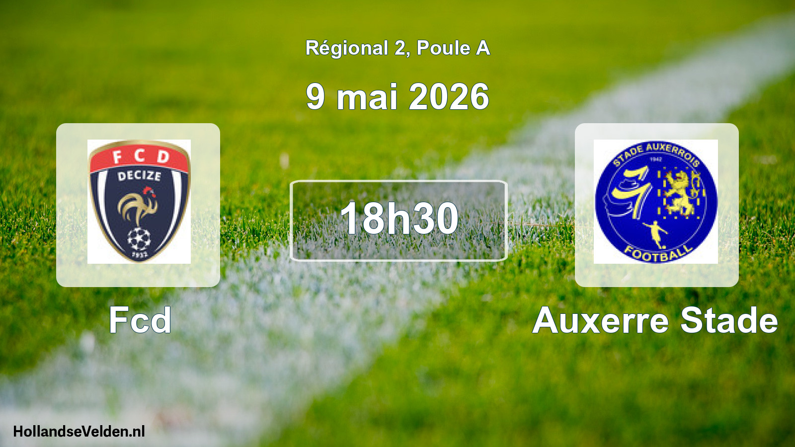 Geplande wedstrijd: Fcd - Auxerre Stade (9 mai 2026)