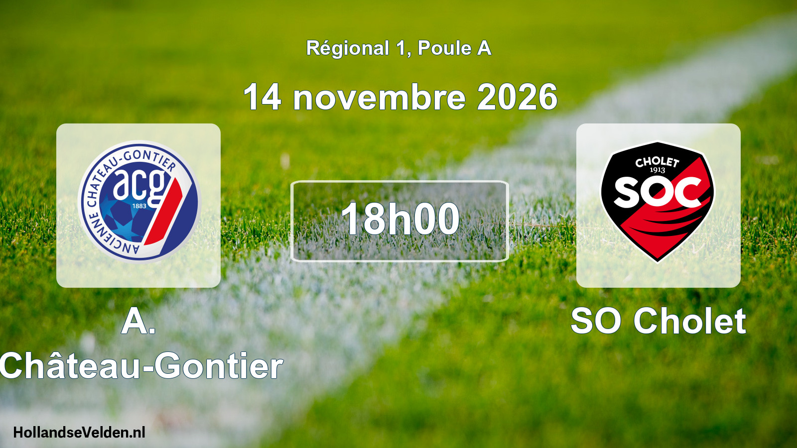 Scheduled Match: A. Château-Gontier - SO Cholet (14 November 2026)