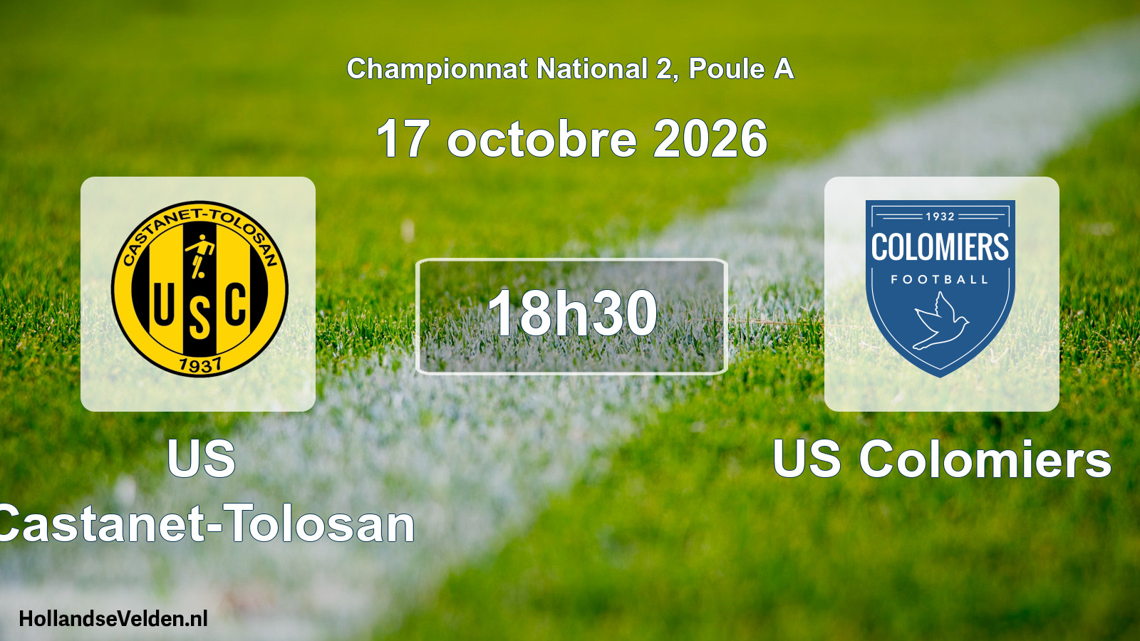 Scheduled Match: US Castanet-Tolosan - US Colomiers (17 October 2026)
