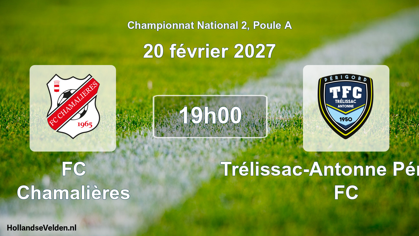 Scheduled Match: FC Chamalières - Trélissac-Antonne Périgord FC (20 February 2027)