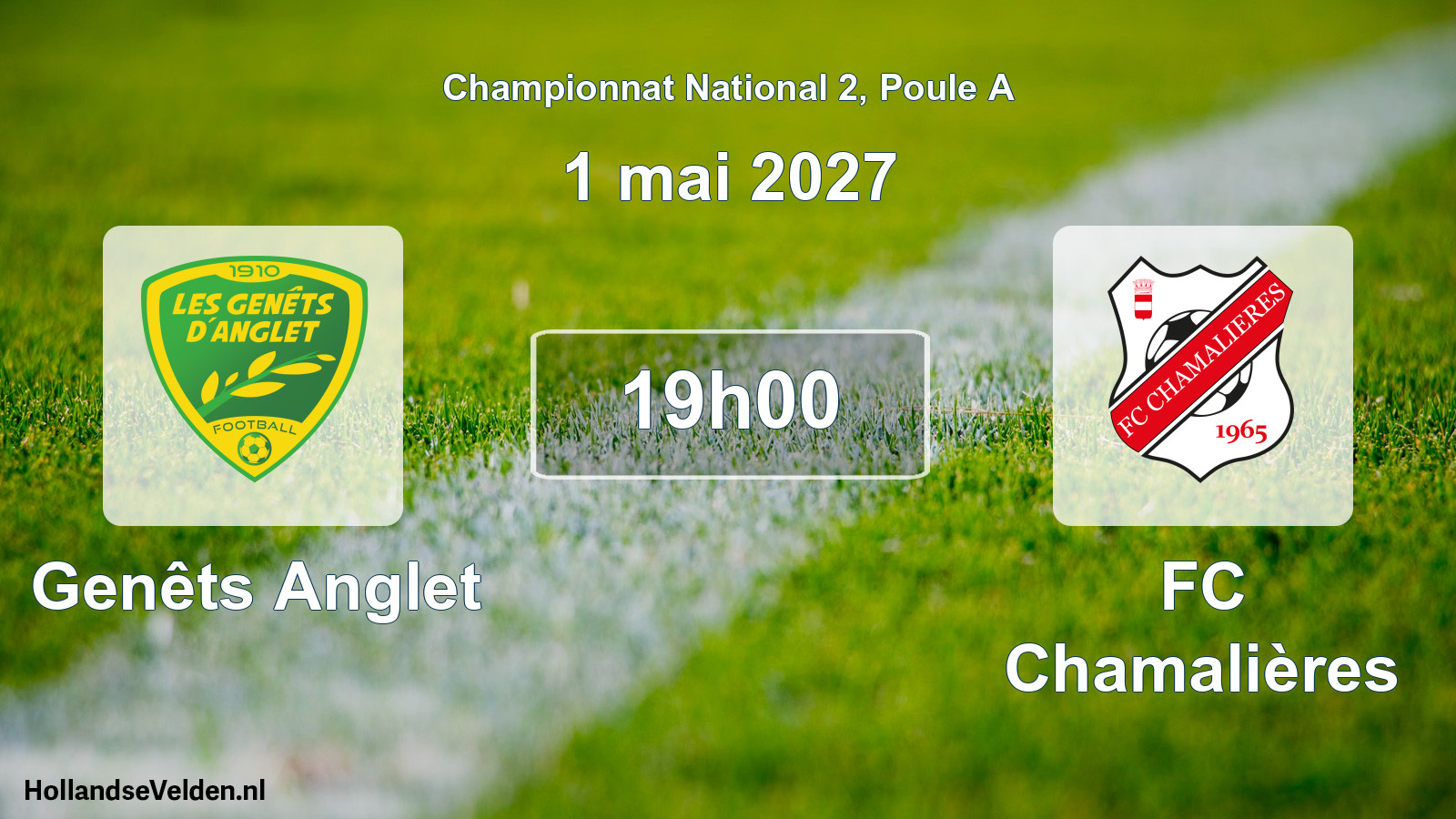 Scheduled Match: Genêts Anglet - FC Chamalières (1 May 2027)