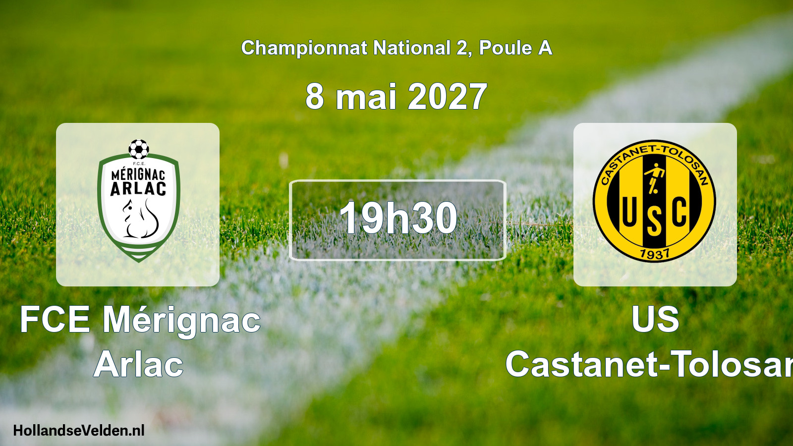 Match programmé: FCE Mérignac Arlac - US Castanet-Tolosan (8 mai 2027)