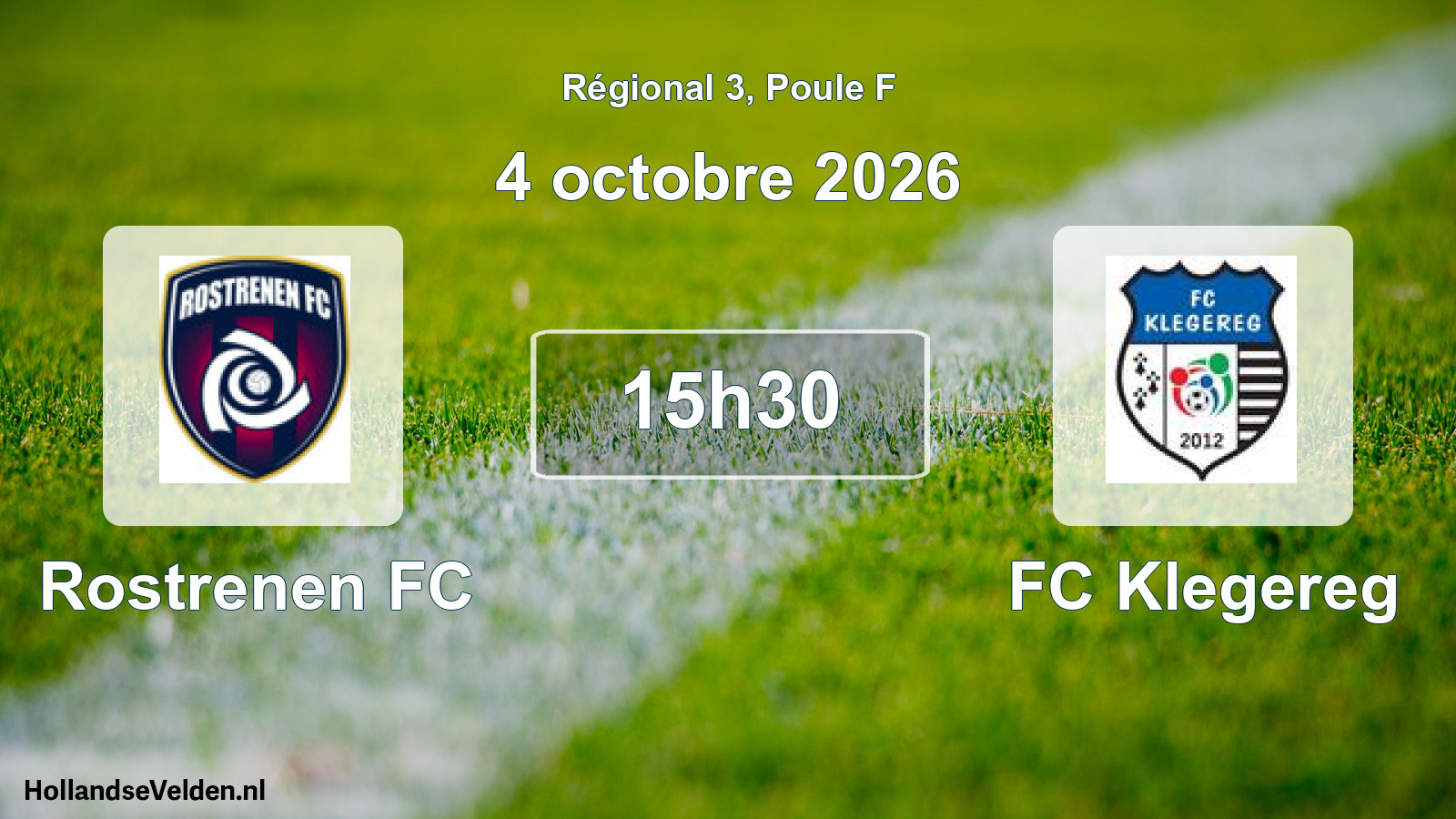 Scheduled Match: Rostrenen FC - FC Klegereg (4 October 2026)